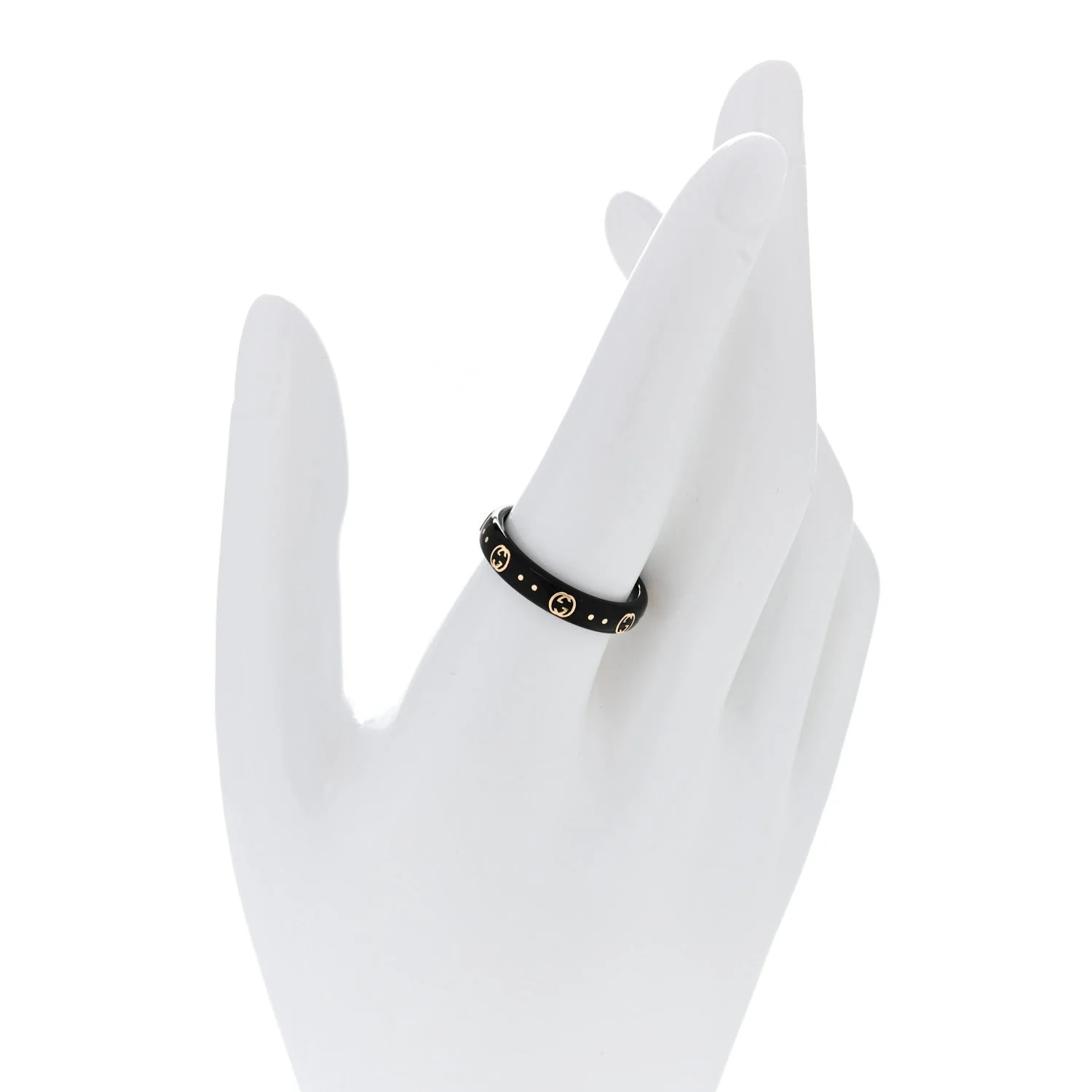 18K Yellow Gold Synthetic Corundum Icon 59 8.75 2