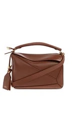 Loewe — Loewe Puzzle Small Featherlight $4800 Pecan New & — Handbag — resale