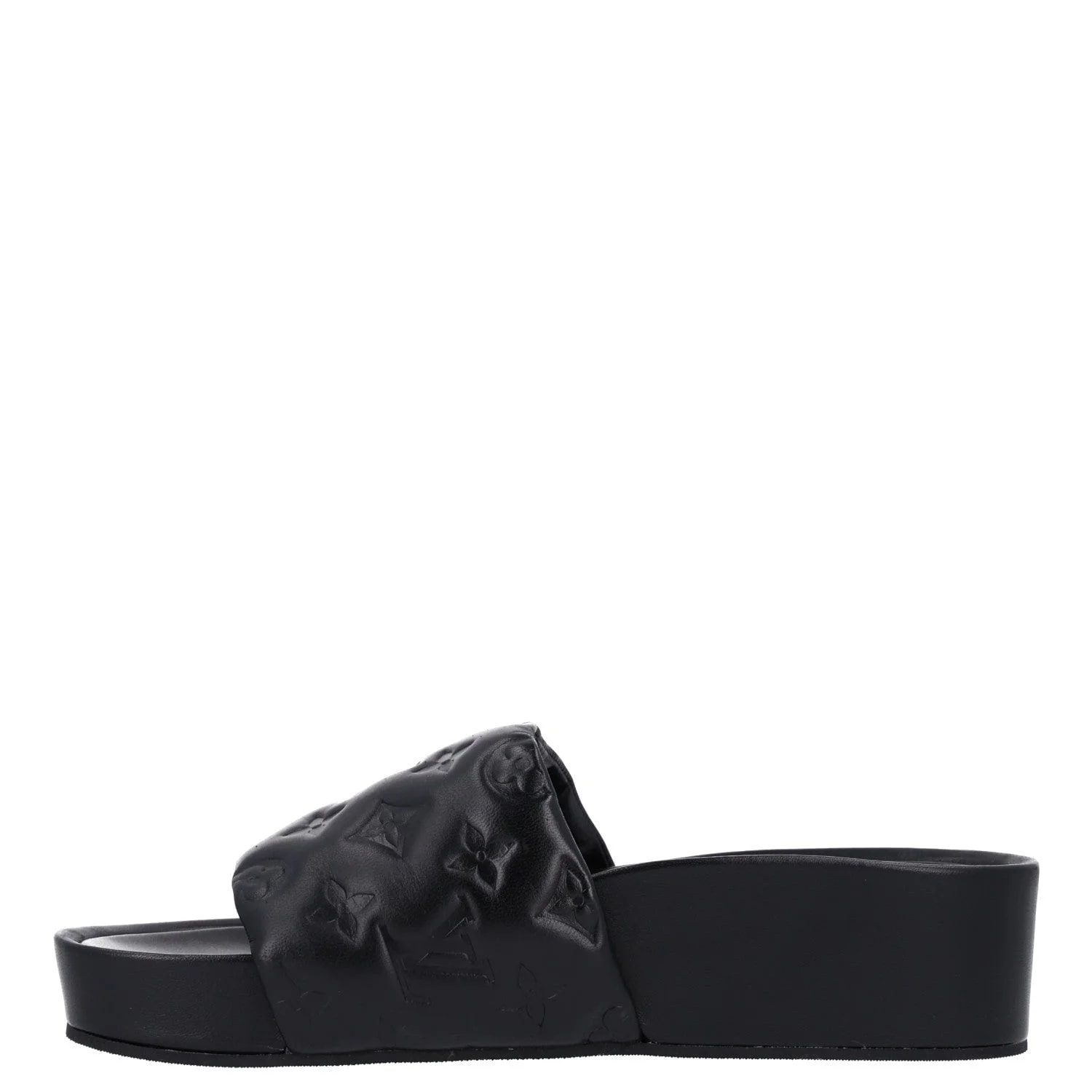 Louis Vuitton — Embossed Flatform Mule 40 — Designer Shoe — resale