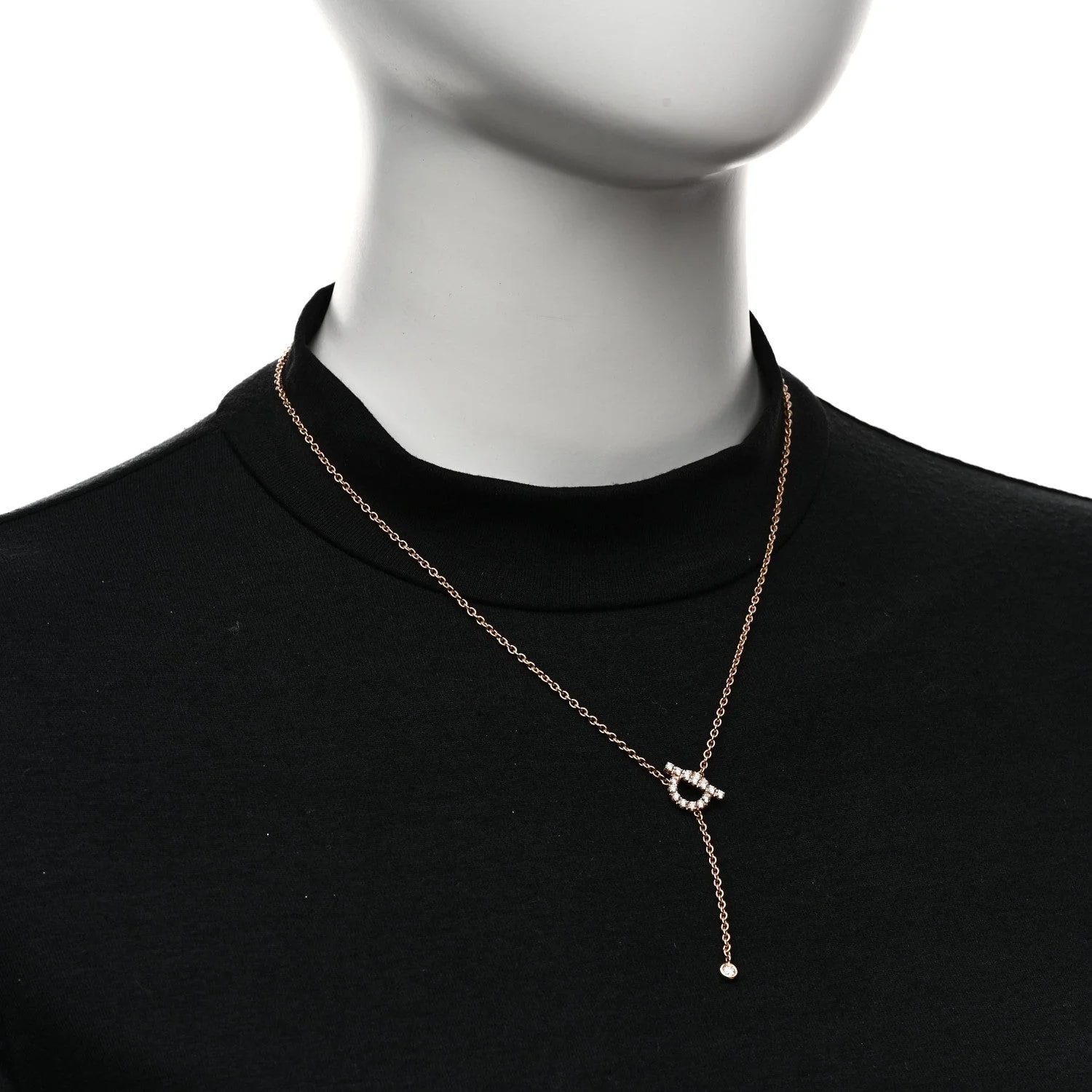 18K Rose Gold Finesse Lariat 2
