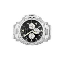 Panerai Luminor Chronograph Titanium & Steel Gray Dial 40mm PAM00122 Full Set 2