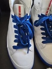 Prada Calf Plume 4T2488 Sz 8 High Top Clean W/ Box 2