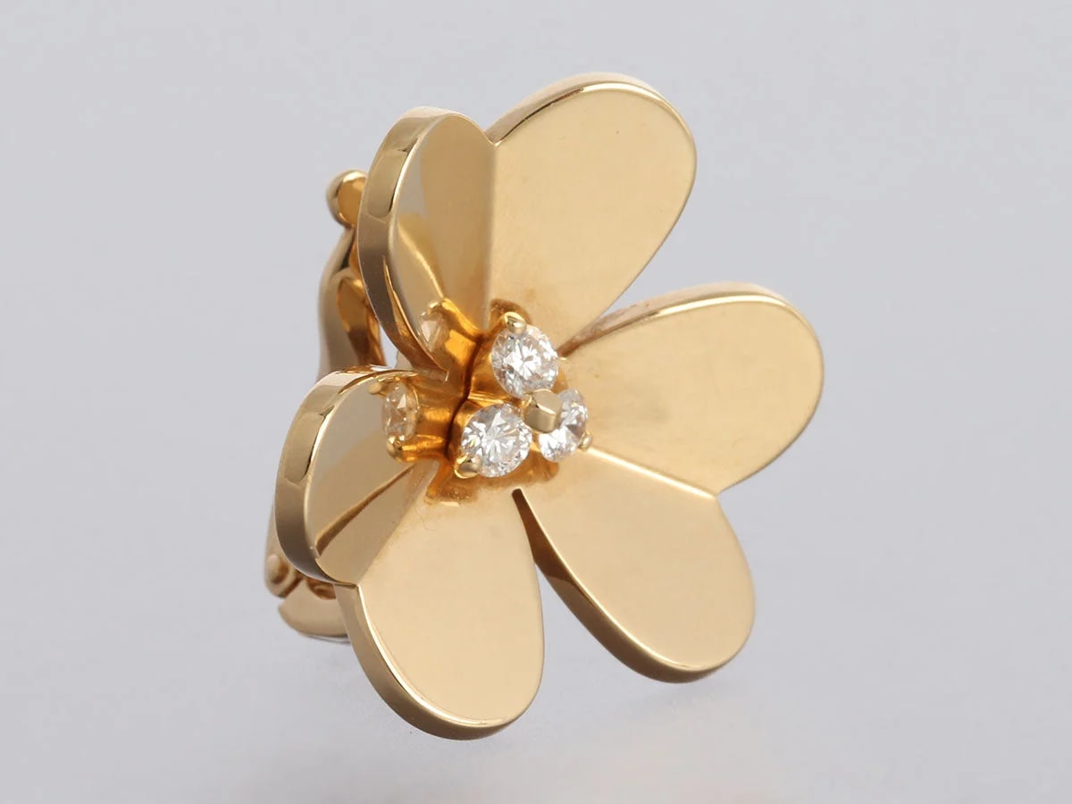Van Cleef & Arpels Large 18K Yellow Gold Frivole Pierced 3