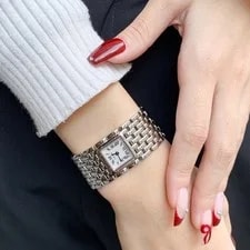Cartier Panthere Ruban SS Shell Roman Dial Watches 4