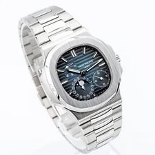 Patek Philippe Nautilus 5712/1A-001 Moonphase Blue Dial 40mm Steel 4