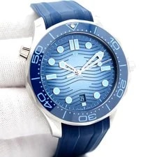 Omega — Omega Seamaster Diver 300m "Summer Blue" on Strap — Watch — resale