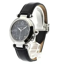 Cartier — Cartier Pasha C W3106099 35mm SS Black Dial Automatic Date #C496 — Watch — resale