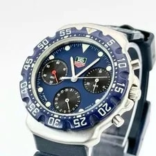 TAG Heuer Formula 1 Chronograph Date Quartz Blue Dial Diver's 2