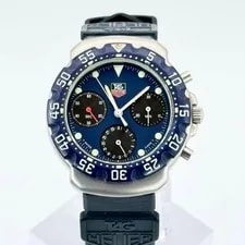 TAG Heuer Formula 1 Chronograph Date Quartz Blue Dial Diver's 4