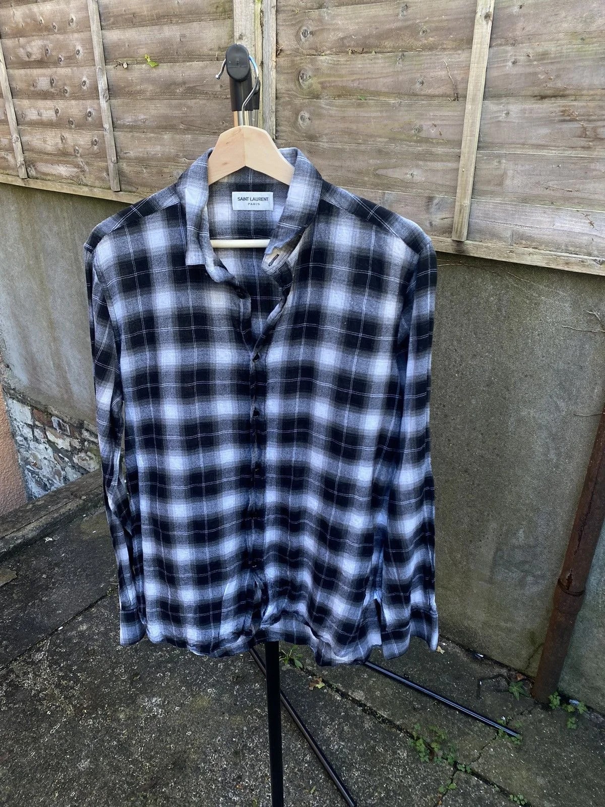 Saint Laurent — Saint Laurent Blend Flannel — streetwear — resale