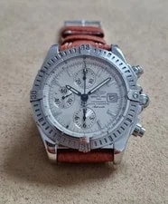 Breitling Chronomat Evolution Silver Dial Chrono Automatic 44 Steel A13356 4
