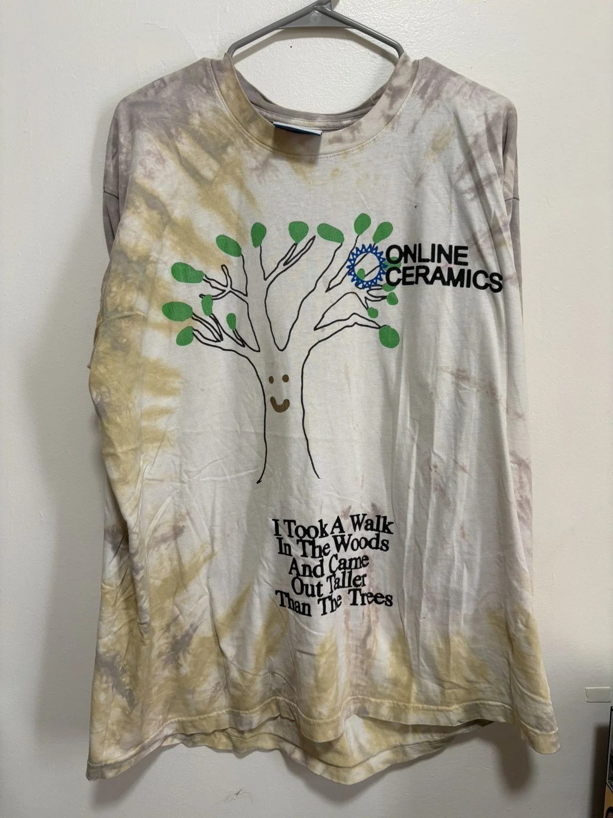 Online Ceramics Dye Tee — streetwear — resale