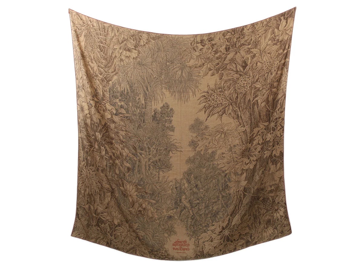 Hermès — Hermès All'Orto Botanico di Palermo Shawl 140cm — Accessory — resale