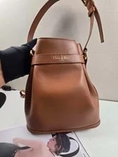 Dior Medium C’est CD Embossed Saddle Bucket 3