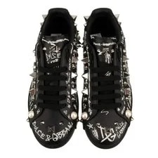 Dolce & Gabbana DG Logo Graffiti Shoes 44 UK 10 US 11 2
