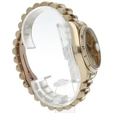 Rolex Day Date 10P Diamond 18238A(X) 18K Yellow Gold mensWatch Champag... 4