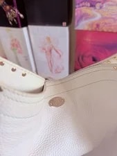 Celine Pebbled Studded Zip Closure Coin 2