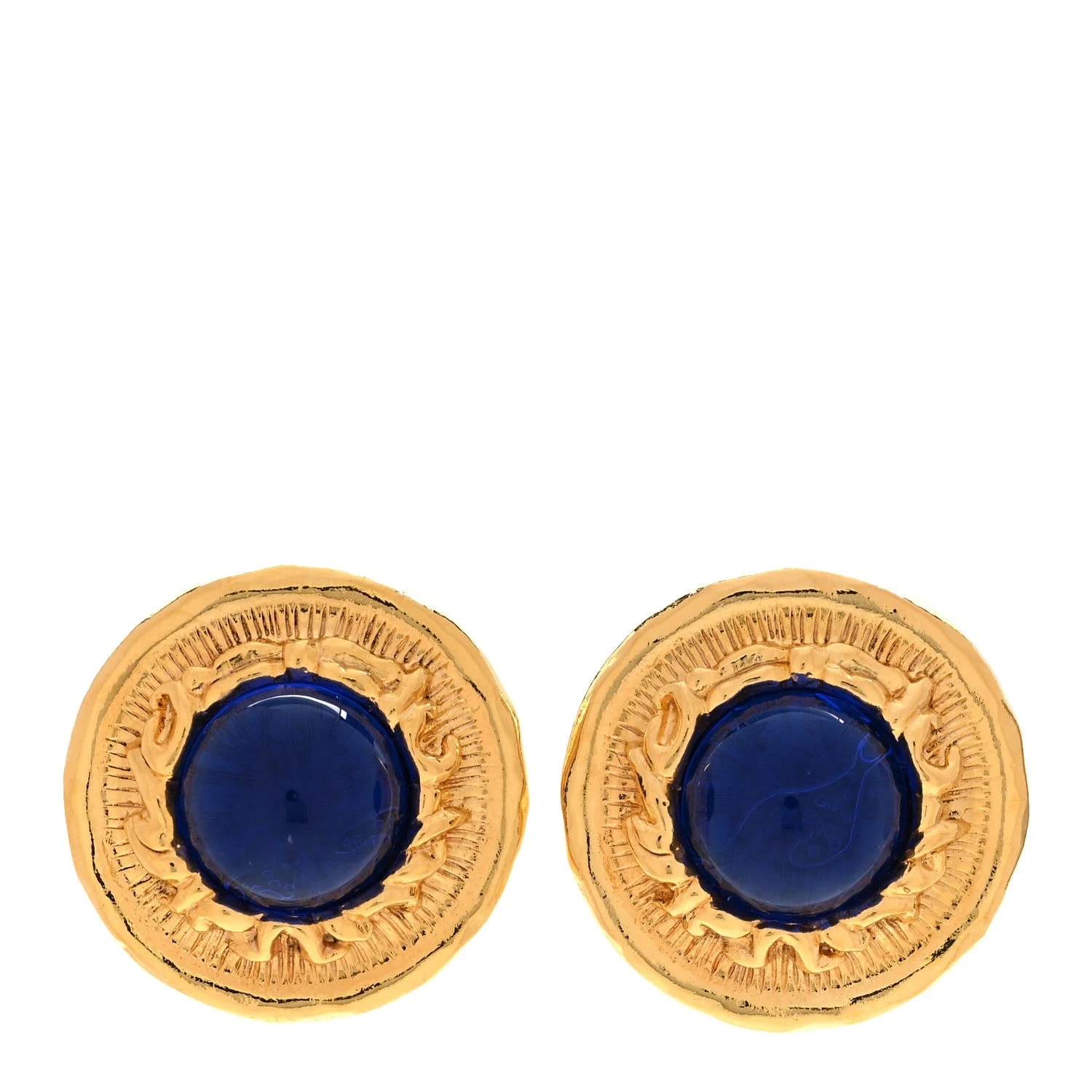 Chanel — Poured Gripoix Clip on — Jewelry — resale