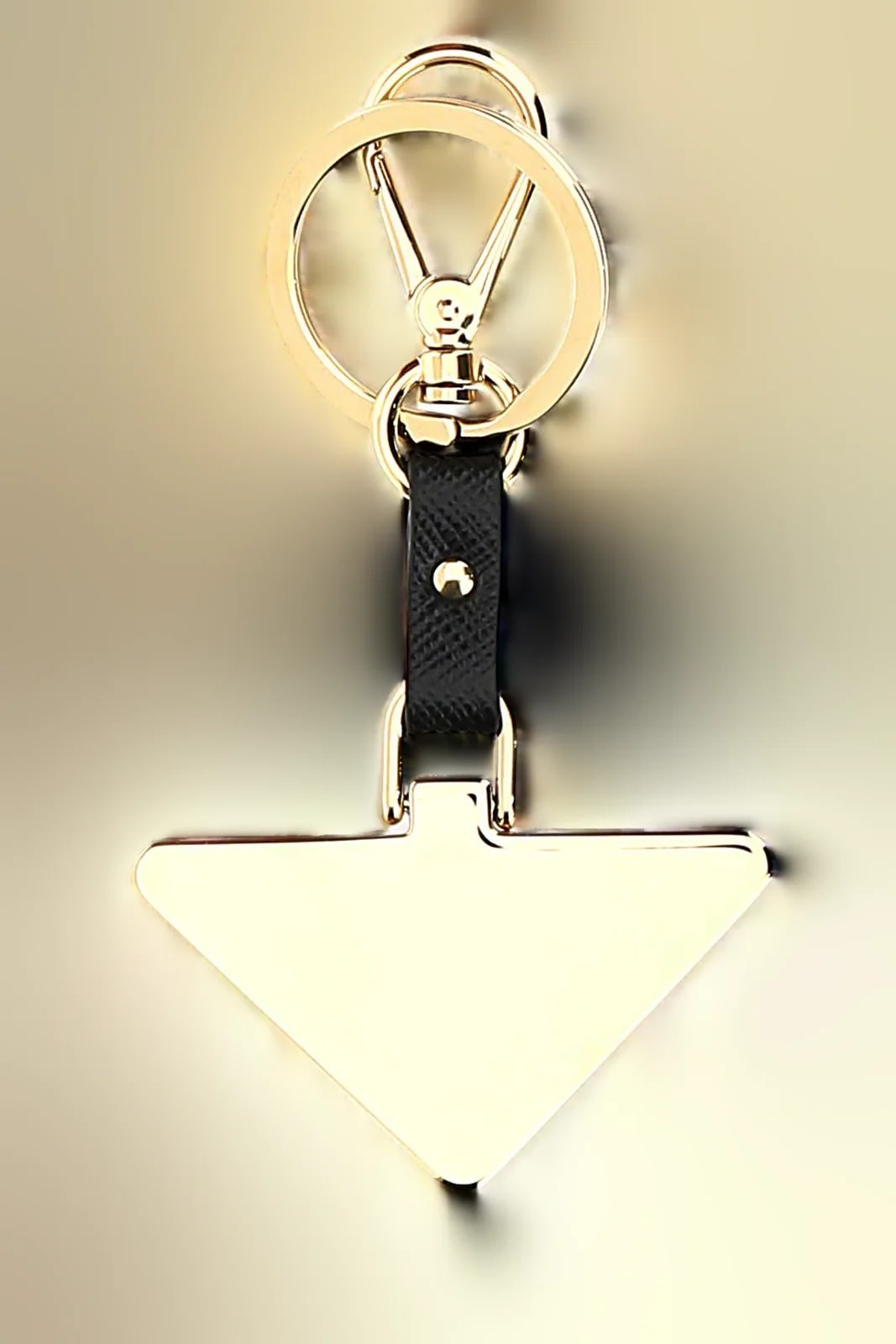 Prada Metal and Key Case — -calfleather Keychains 2