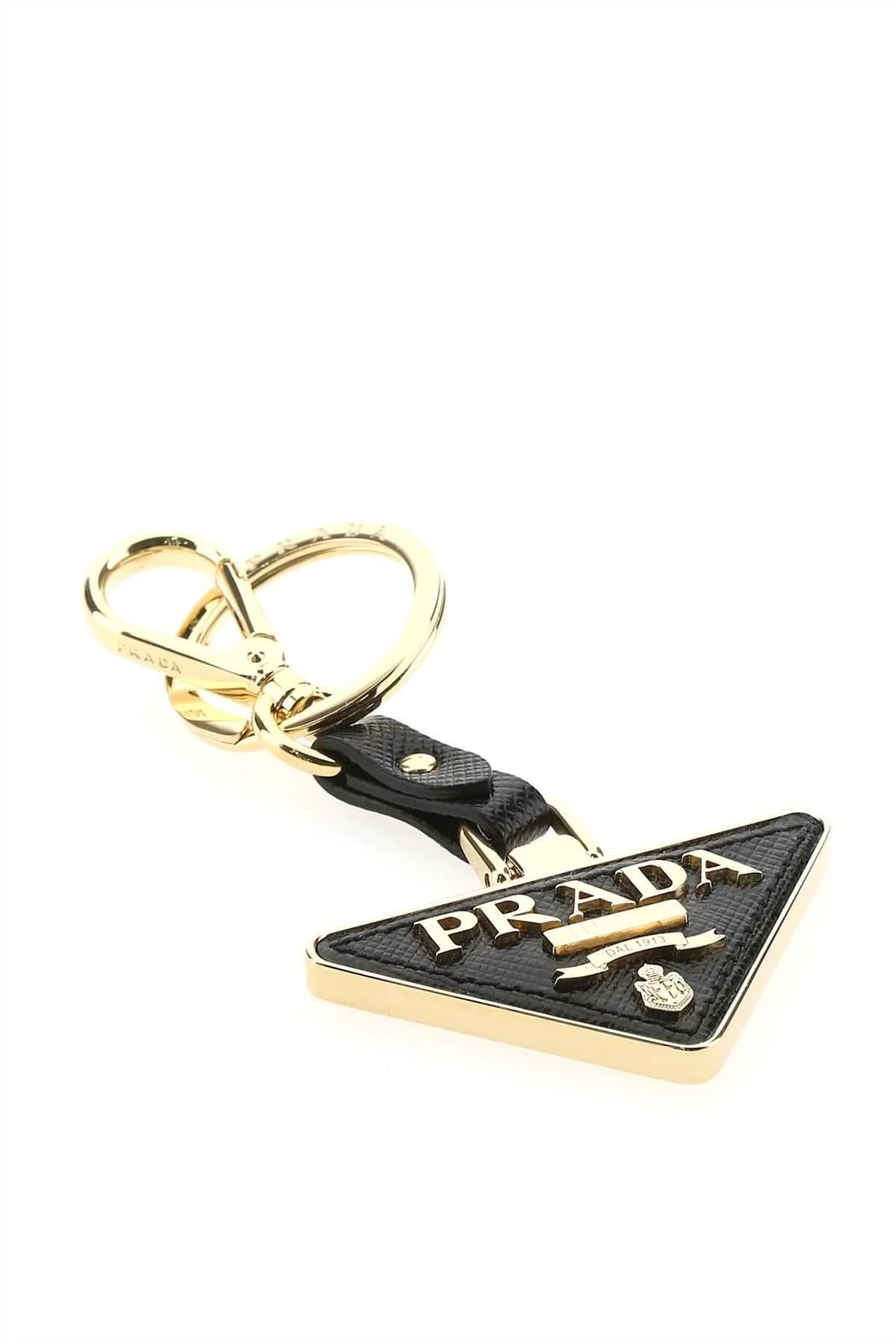 Prada Metal and Key Case — -calfleather Keychains 3