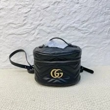 Gucci — Gucci GG Marmont Mini Matelasse Vanity Backpack Chain Straps — Handbag — resale