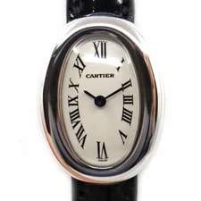 Cartier — Cartier Mini Baignoire W1518956 25mm White Gold Ivory #UW218 — Watch — resale