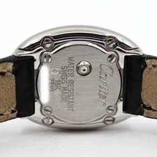 Cartier Mini Baignoire W1518956 25mm White Gold Ivory #UW218 4