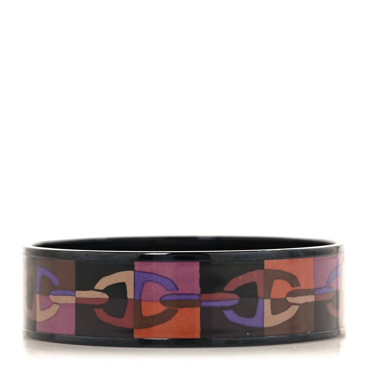 Enamel Printed Optique Chaine D'Ancre Wide 65 3