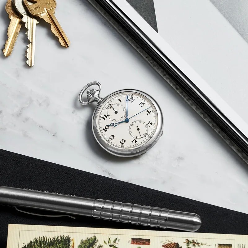 1940 Longines Single Button Chronograph Pocket 2