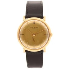 Patek Philippe — 33mm Patek Philippe 2581 Calatrava Mechanical Swiss 18k Gold — Watch — resale