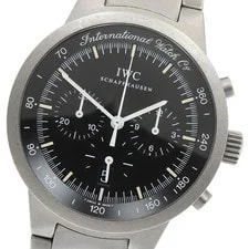 IWC Schaffhausen — IWC Schaffhausen GST IW372701 Date Chronograph Black Dial Quartz 's_945807 — Watch — resale