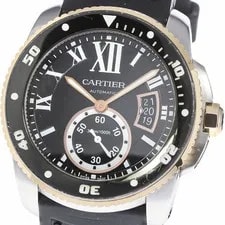 Cartier — Cartier Calibre de Diver W7100055 Automatic 43mm Box Papers Black — Watch — resale