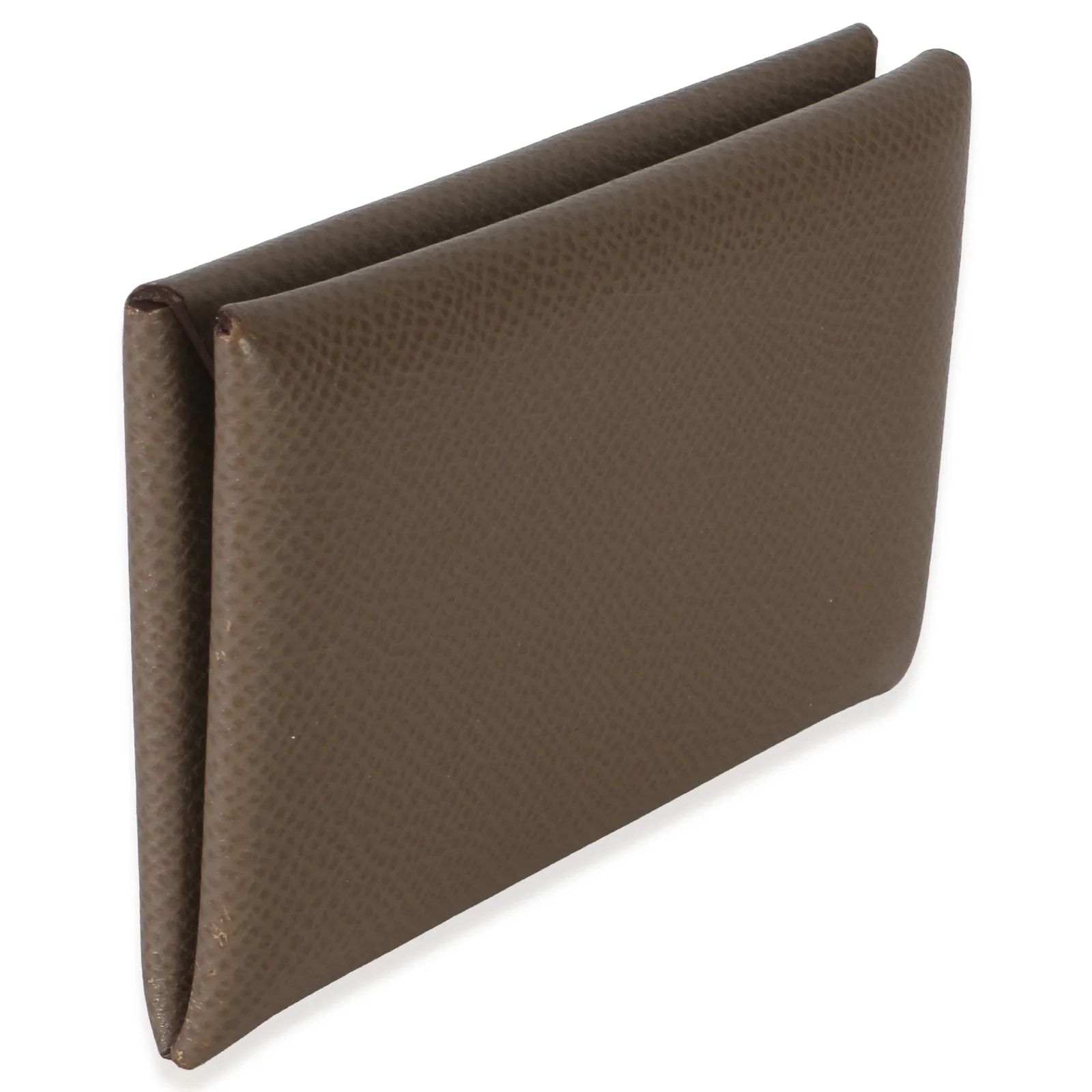 Hermès Etoupe Calvi Card Holder Wallet 3