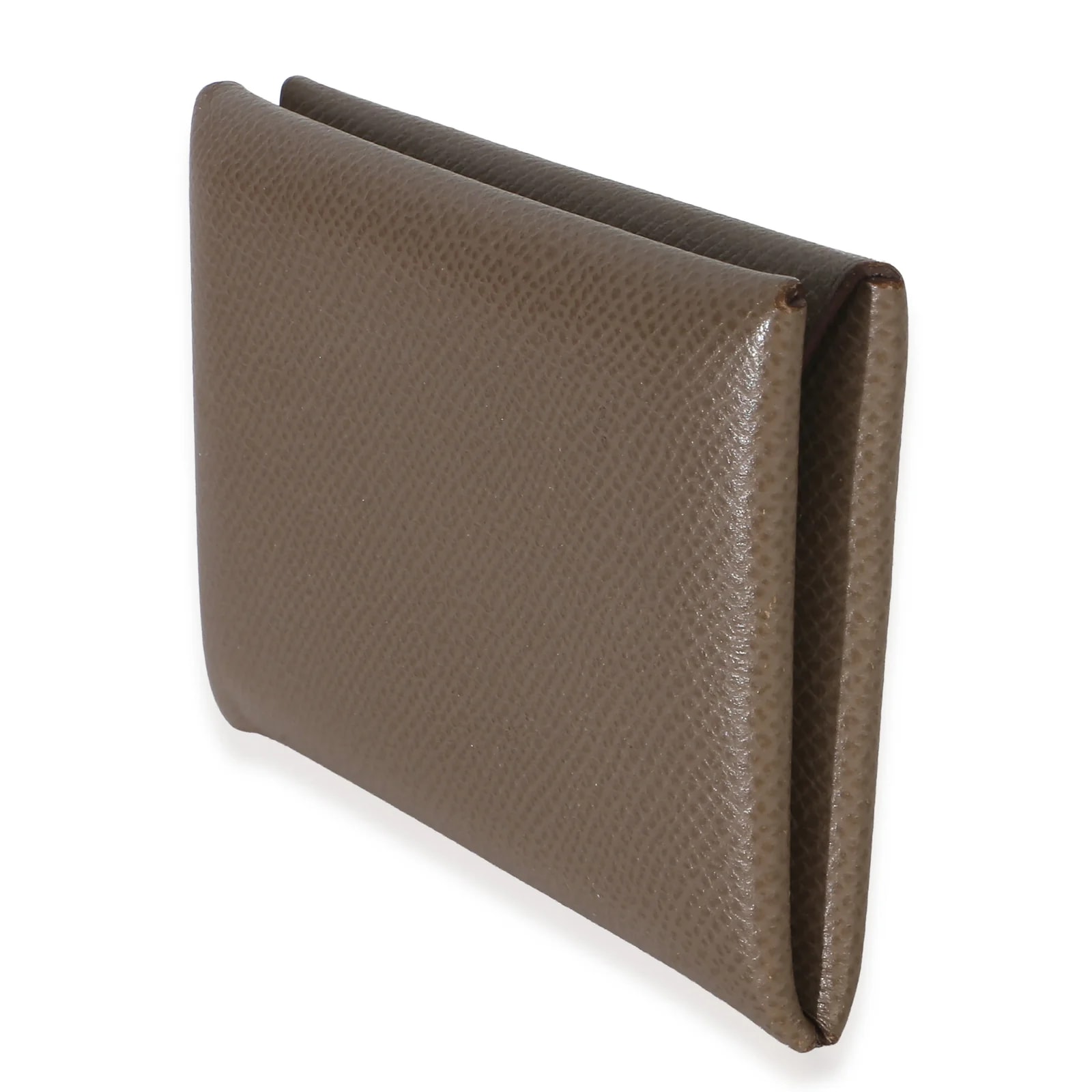 Hermès Etoupe Calvi Card Holder Wallet 4