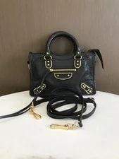 Balenciaga — Auth Balenciaga City Mini Zip Top Crossbody — Handbag — resale