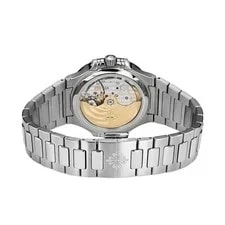 Patek Philippe Nautilus 35MM Blue Index Hour Markers Dial Stainless Steel 4