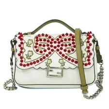 Fendi — Fendi Double Micro Baguette Studs 2WAY Light — Handbag — resale