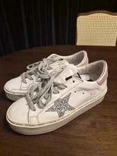 Golden Goose — 5.5US Golden Goose High Star Glitter Italian Model Limited Edition Vhtf — Sneaker — resale