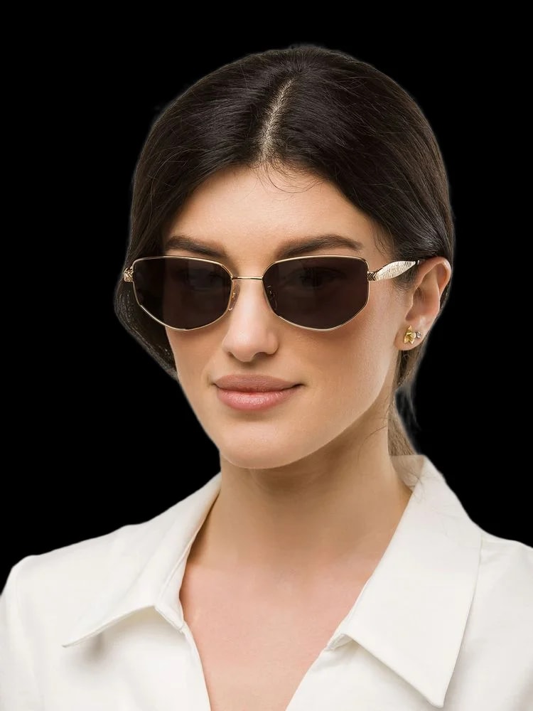 Just Cavalli Sjc200 Cat-Eye Sunglasses — Rose Gold 3