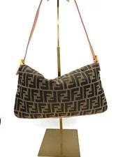 Fendi and Floral Embellished Flap Baguette 2
