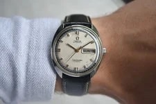 1960s Omega Seamaster Cosmic Automatic Silver Dial Leather 3