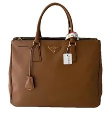 Prada — Prada Large Work Triangle Logo — Handbag — resale