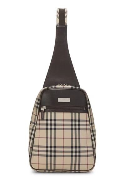 Burberry — Check Backpack — Handbag — resale