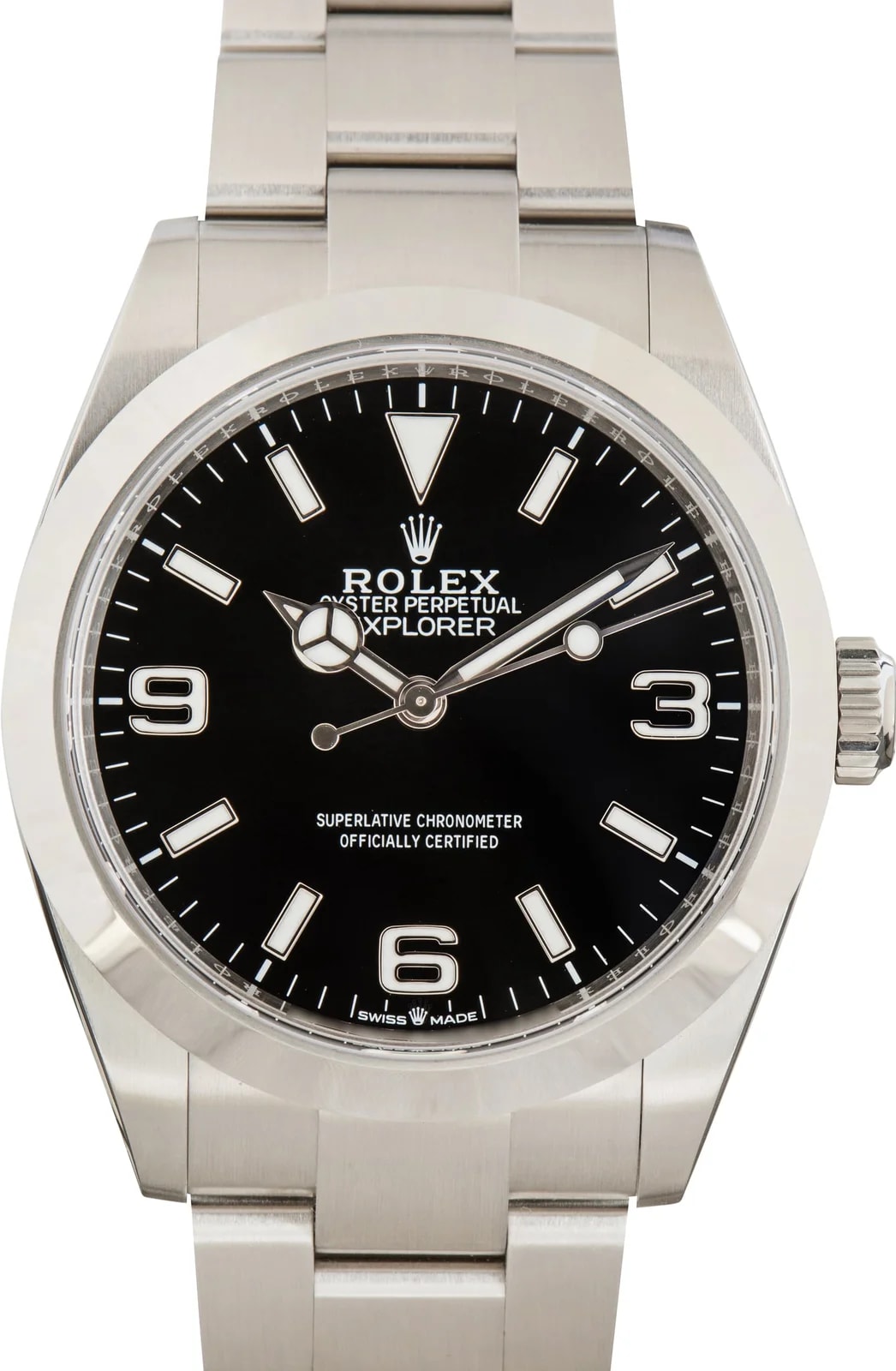 Steel Rolex Explorer 40 Ref 224270 Black Arabic Dial 2