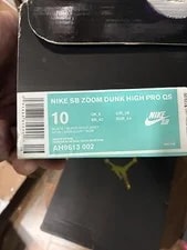 Size 10 - Bar X Nike SB Zoom Dunk Pro High 4
