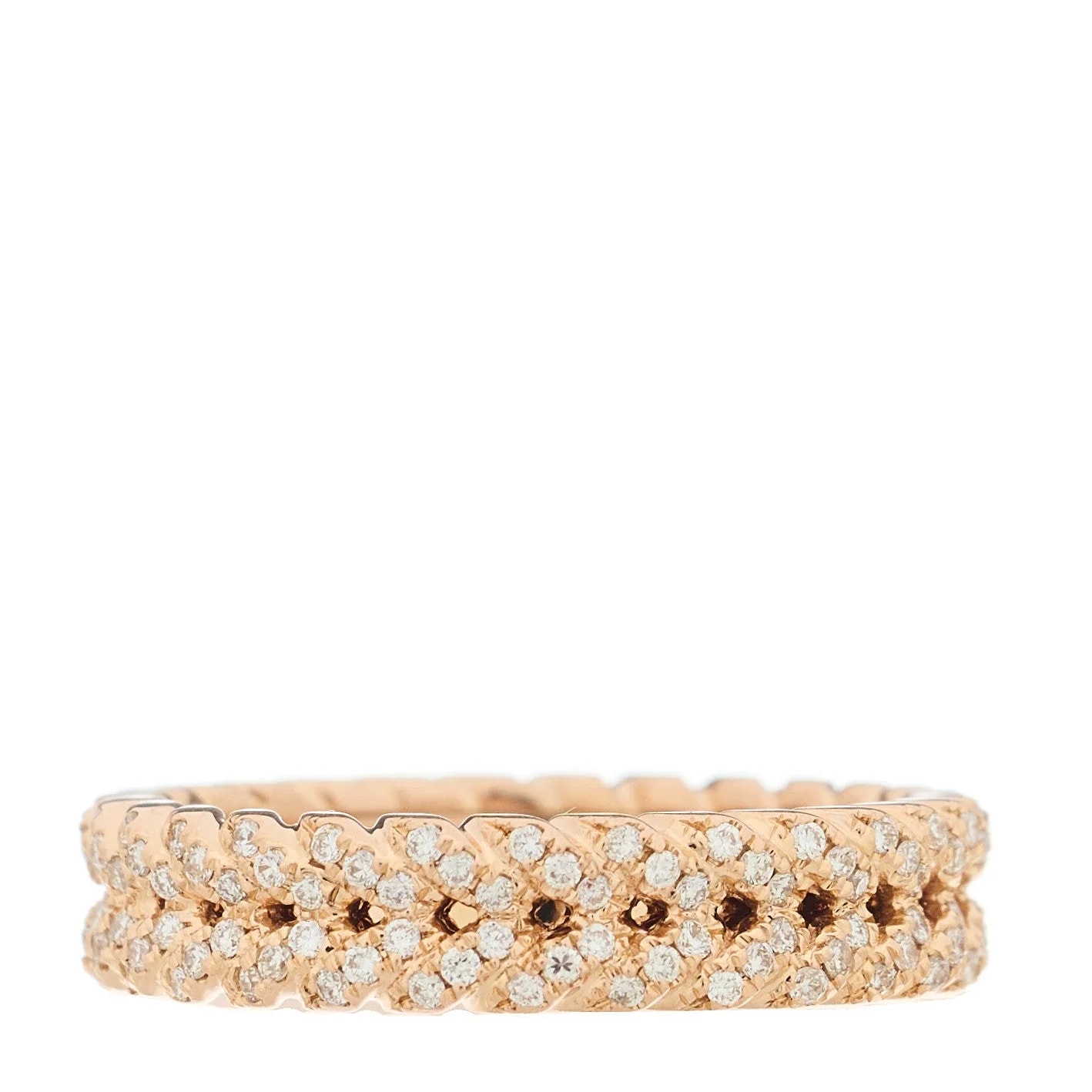 Anita Ko — 18K Rose Gold Braided 54 7 — Jewelry — resale