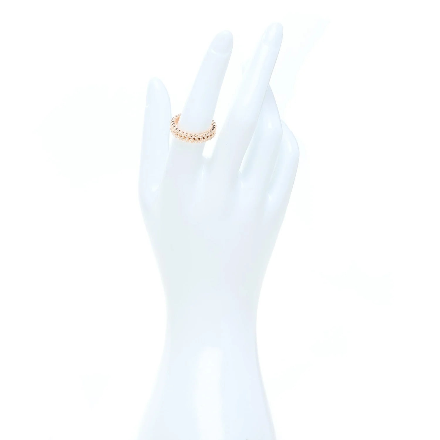 18K Rose Gold Braided 54 7 2