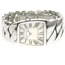 Cartier Radoña LM W660022I 28mm SS Silver Dial Quartz #C389 2