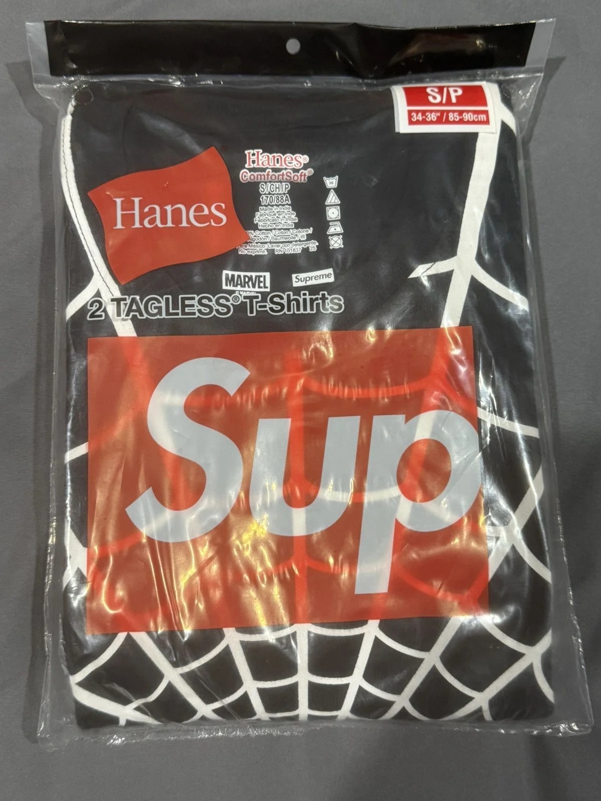 Supreme — Supreme X Spider-man Hanes T-shirts⚫️ — streetwear — resale