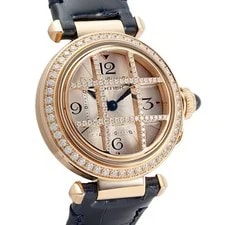 Cartier Pasha WJPA0020 Pink Gold Diamond 35.0mm Silver Dial Automatic #YKW160 2